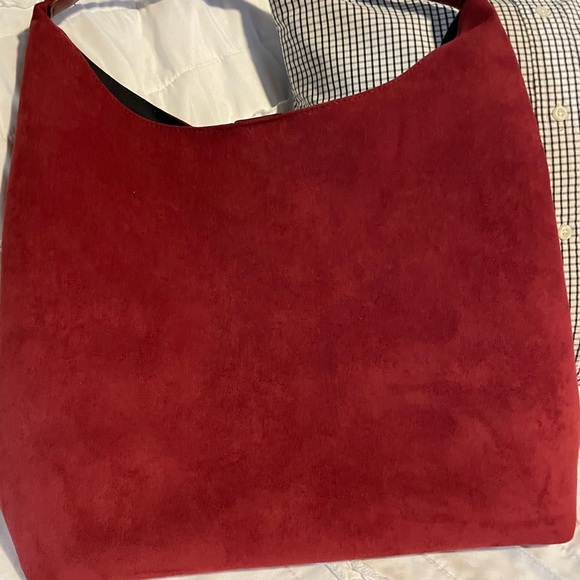Slouchy hobo suede handbag - Picture 5 of 12